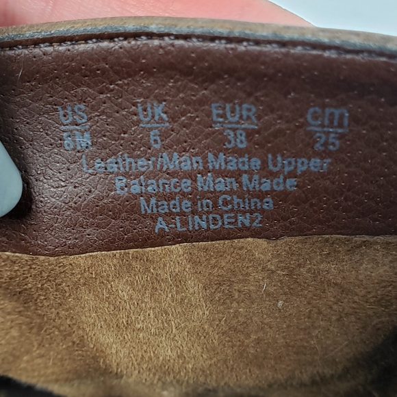 Franco Sarto Brown LINDEN Leather Ankle Bootie 8 - Picture 9 of 11